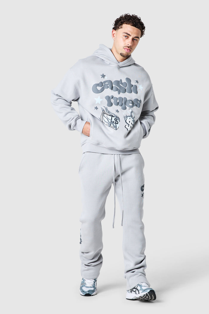 Cash Rules Hood - Lunar Grey