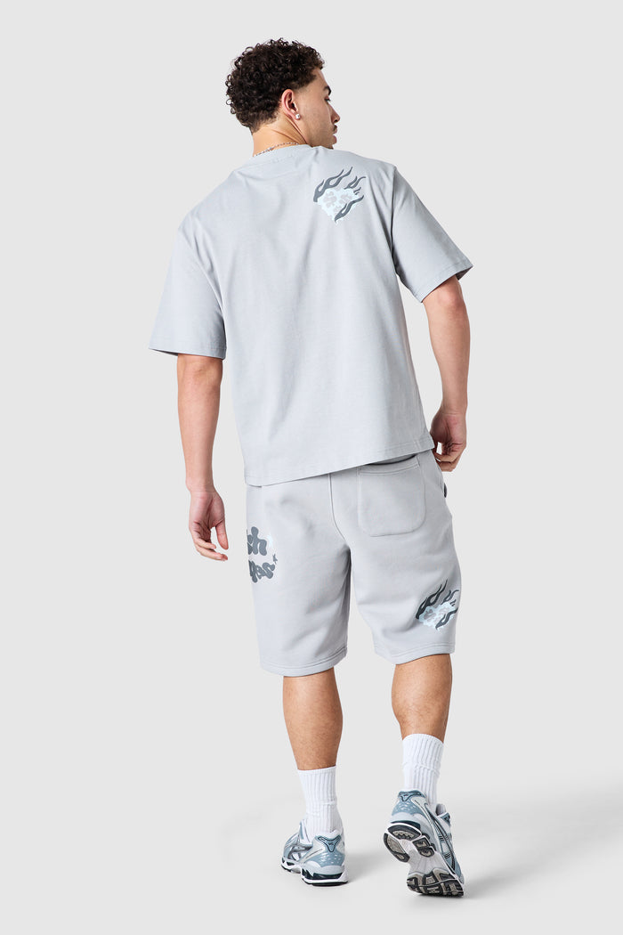 Cash Rules Tee - Lunar Grey