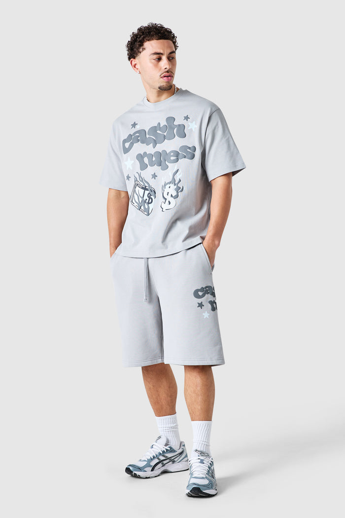 Cash Rules Twinset - Lunar Grey