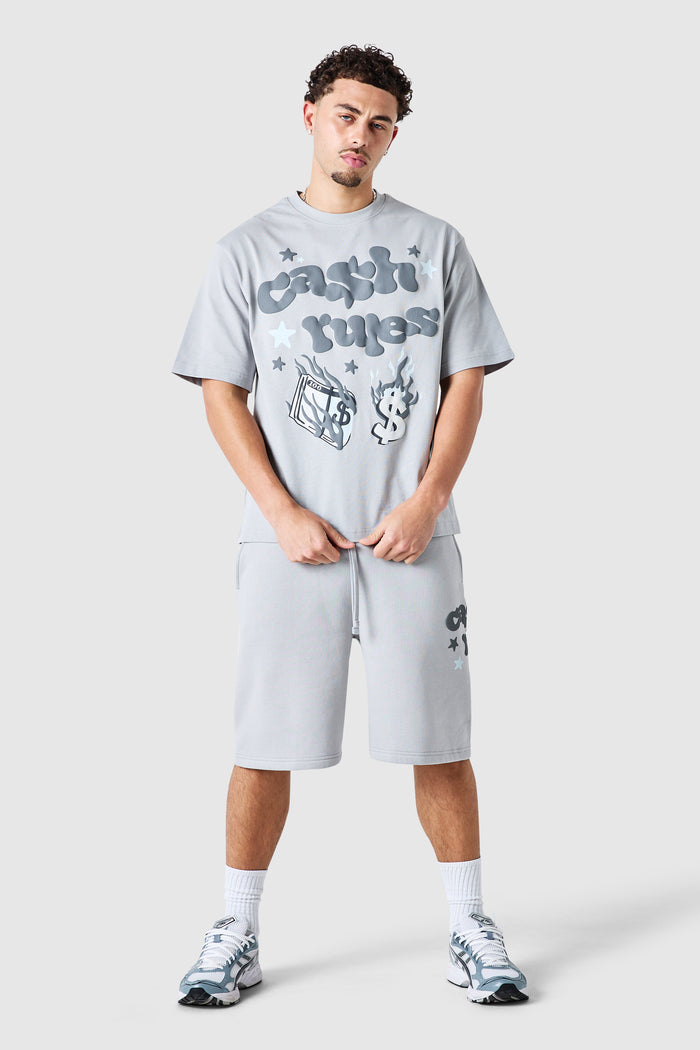 Cash Rules Twinset - Lunar Grey