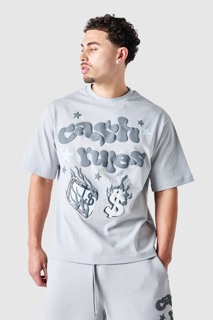 Cash Rules Twinset - Lunar Grey