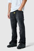 Castello Flare Jean - Faded Black
