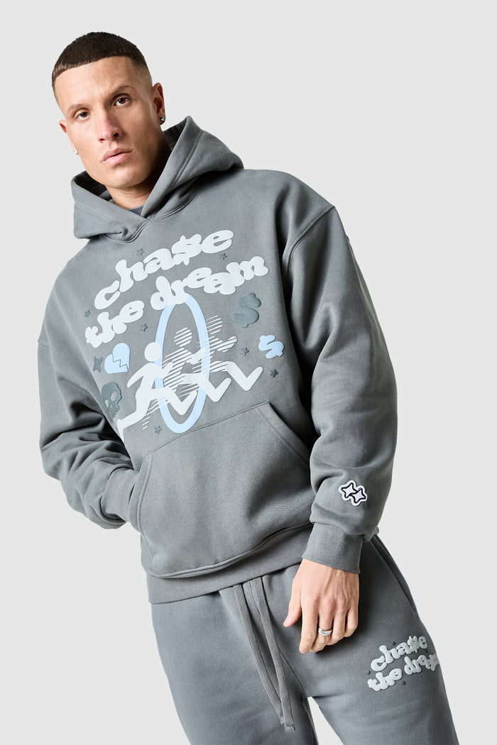Chase The Dream Tracksuit - Slate Grey