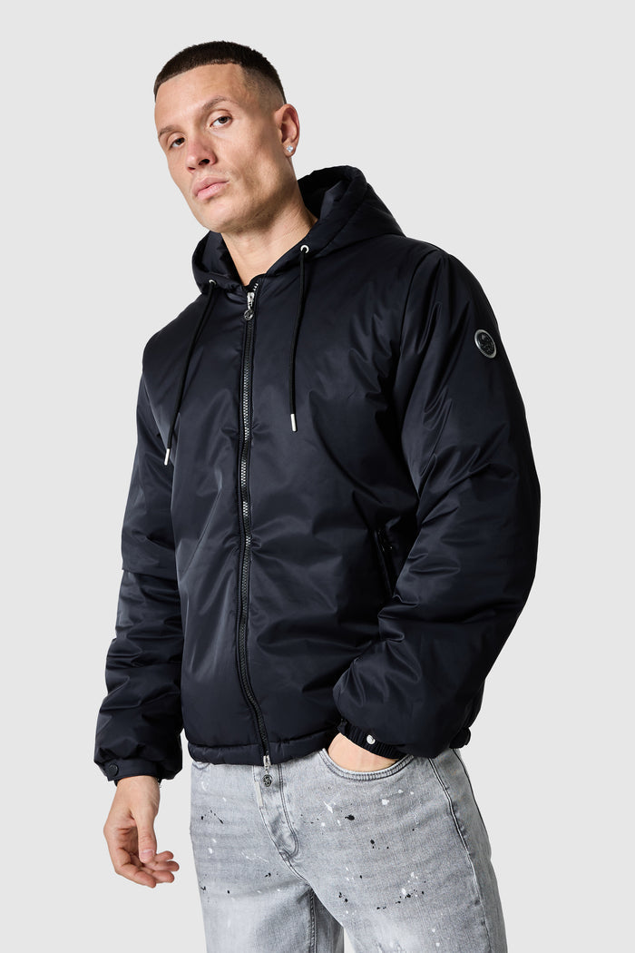 Circa Padded Windbreaker - Black