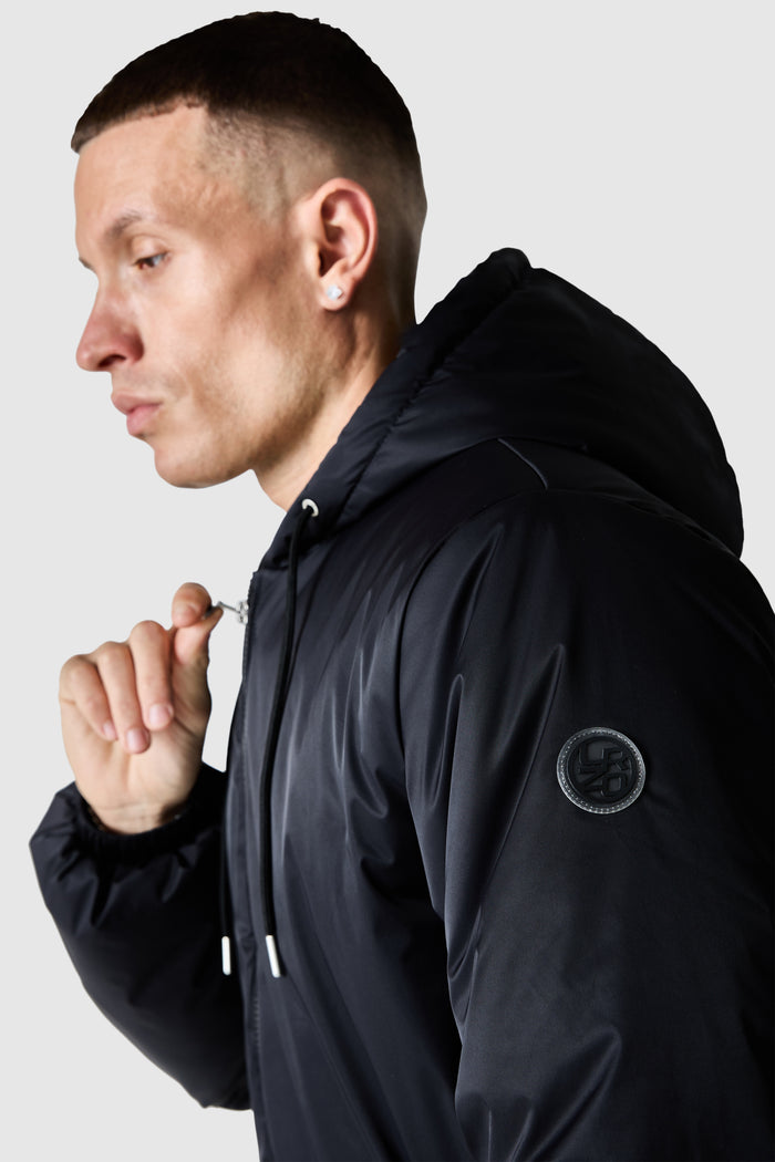 Circa Padded Windbreaker - Black
