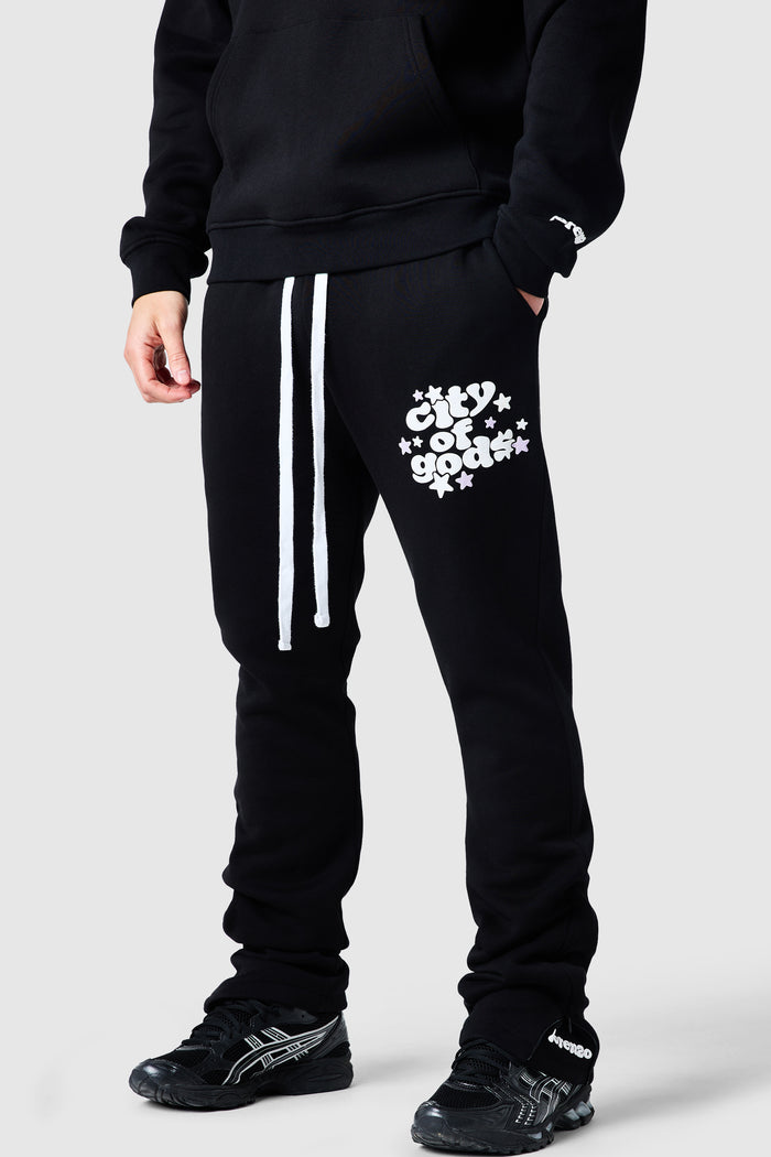 City Of God Tracksuit - Black