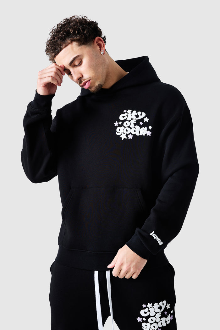 City Of Gods Hood - Black