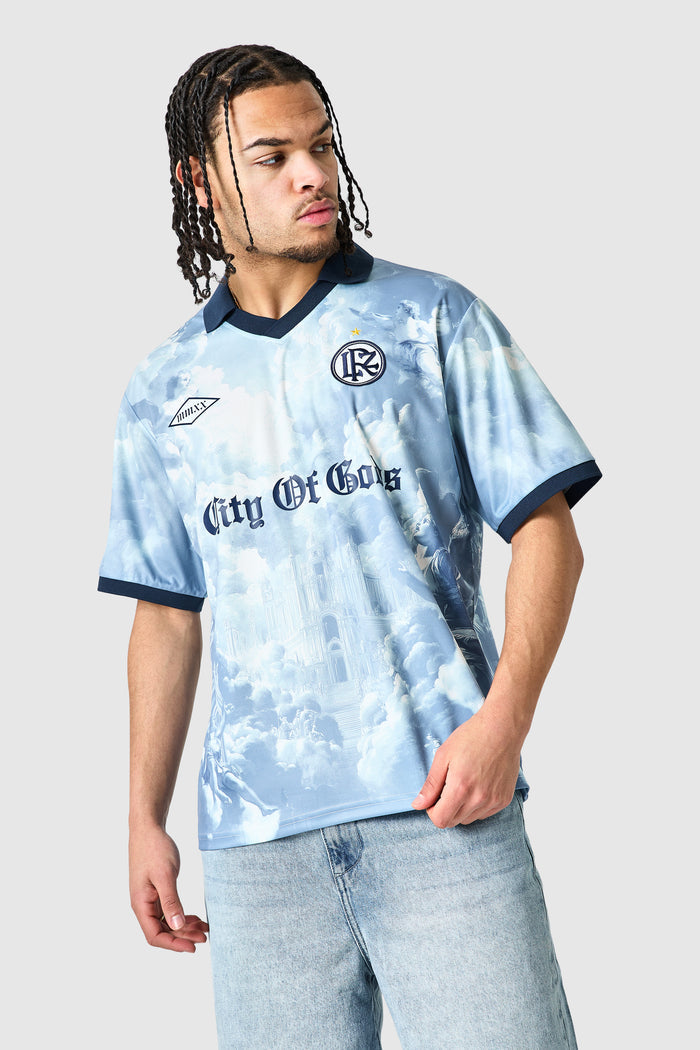 City Of Gods Jersey - Celestial Blue