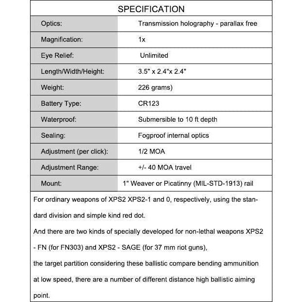 CL2-0038 Red Dot gel blaster Scope