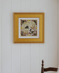 Clay Pheasant Watch Framed Scarf Print
