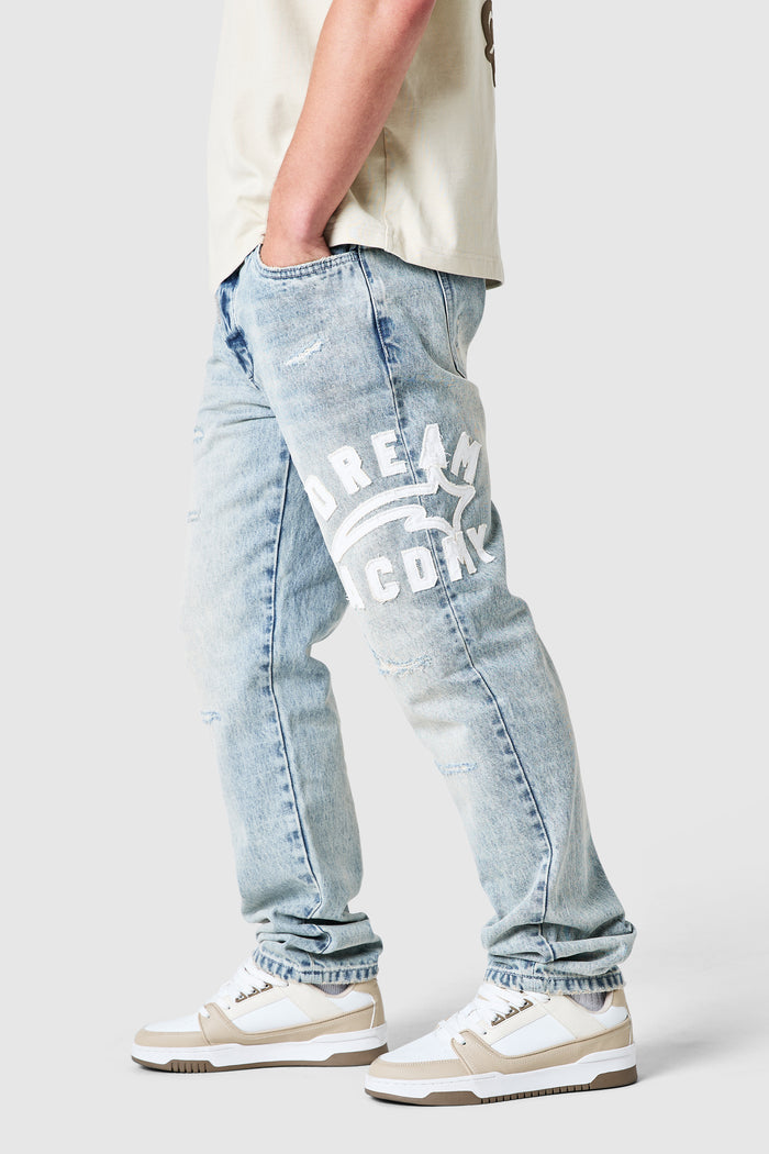 College Relaxed Jean - Antique Indigo