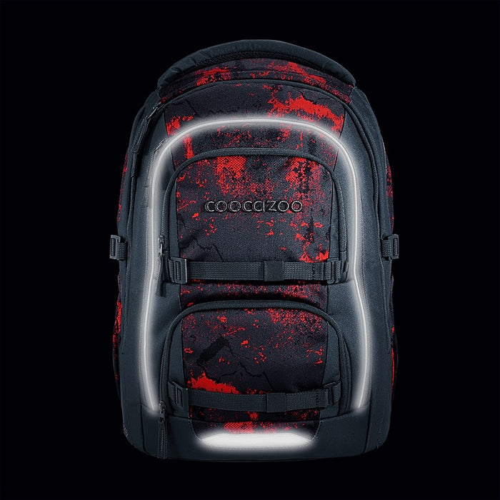 Coocazoo Porter Schulrucksack Broken Black