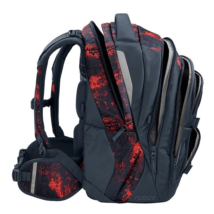 Coocazoo Porter Schulrucksack Broken Black
