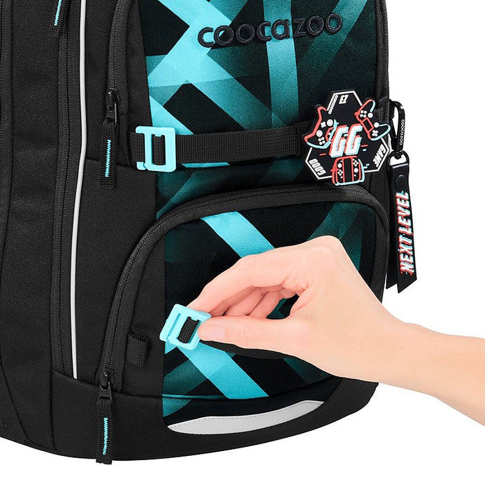 Coocazoo Porter Schulrucksack Laser Lights