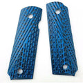 Custom Blue Grips For 1911 GBB Gel Blaster