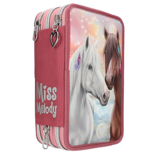 Depesche Miss Melody 3-fach Federmäppchen LED