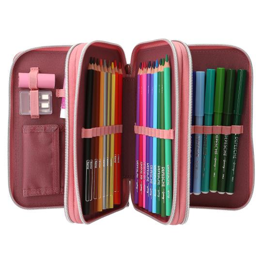 Depesche Miss Melody 3-fach Federmäppchen LED