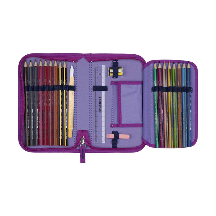 DerDieDas ErgoFlex Tiny LED Schulranzen-Set Dancing Star 5tlg.