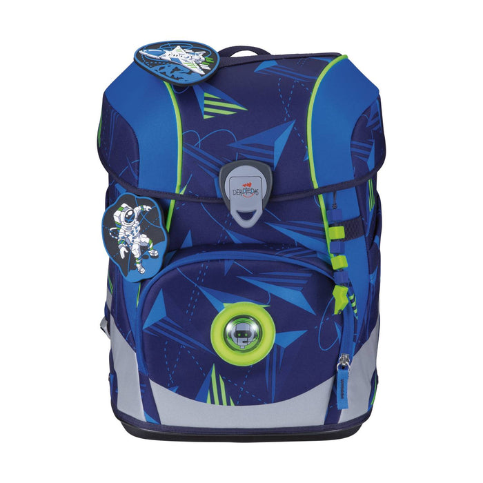 DerDieDas ErgoFlex Tiny LED Schulranzen-Set Moon Mission 5tlg.