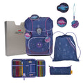 DerDieDas ErgoFlex Tiny Schulranzen-Set Deep Ocean 5tlg.