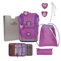 DerDieDas ErgoFlex Tiny Schulranzen-Set Purple Unicorn 5tlg.