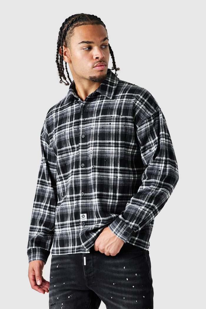 Diamante Overshirt - Black