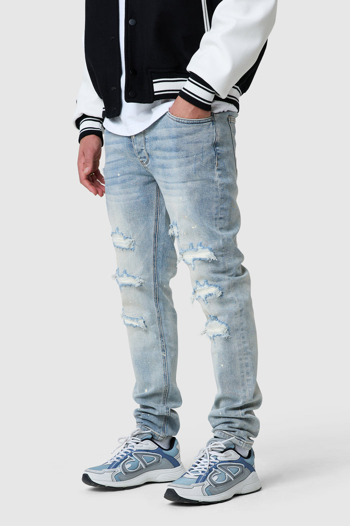 Dillon Slim Jean - Antique Blue
