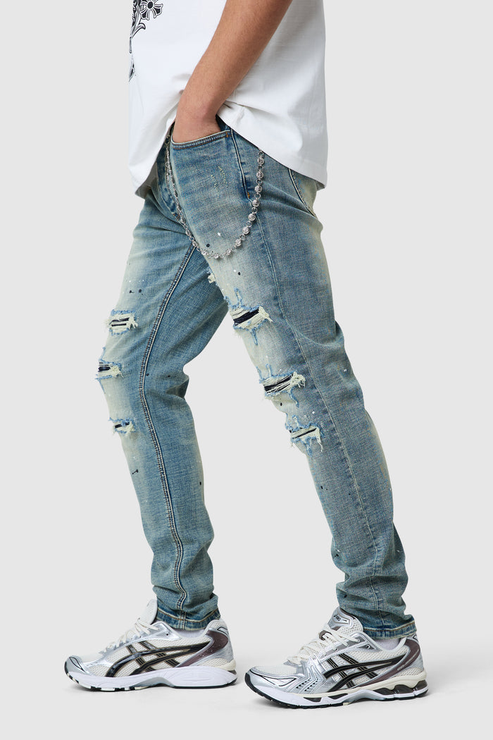 Dillon Slim Jean - Faded Indigo