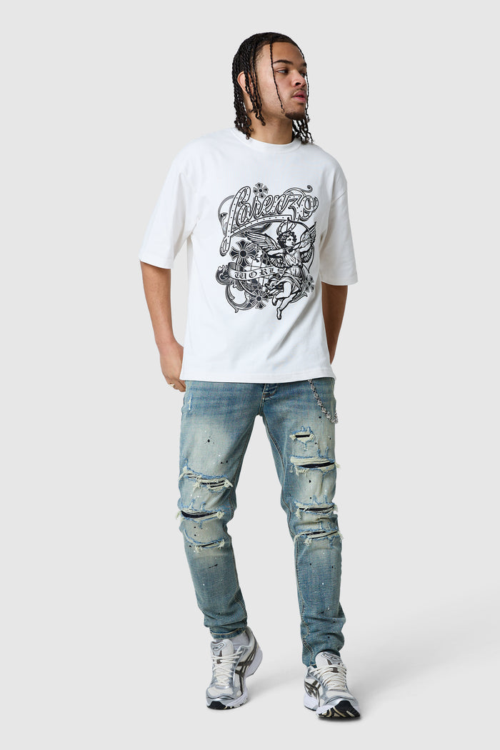 Dillon Slim Jean - Faded Indigo