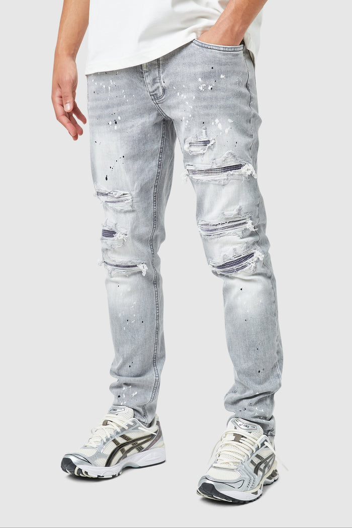 Dillon Slim Jean - Grey