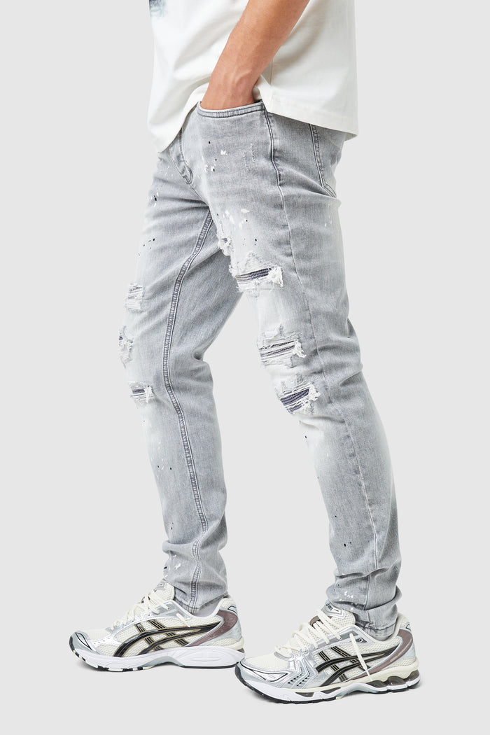 Dillon Slim Jean - Grey