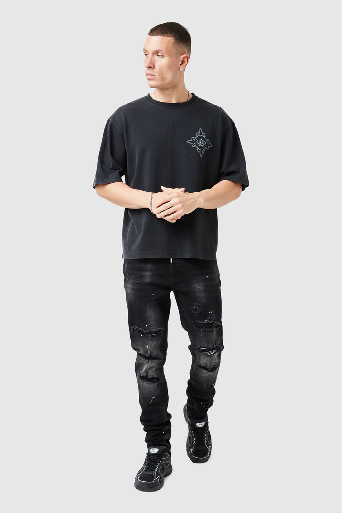 Dillon Slim Jean - Jet Black
