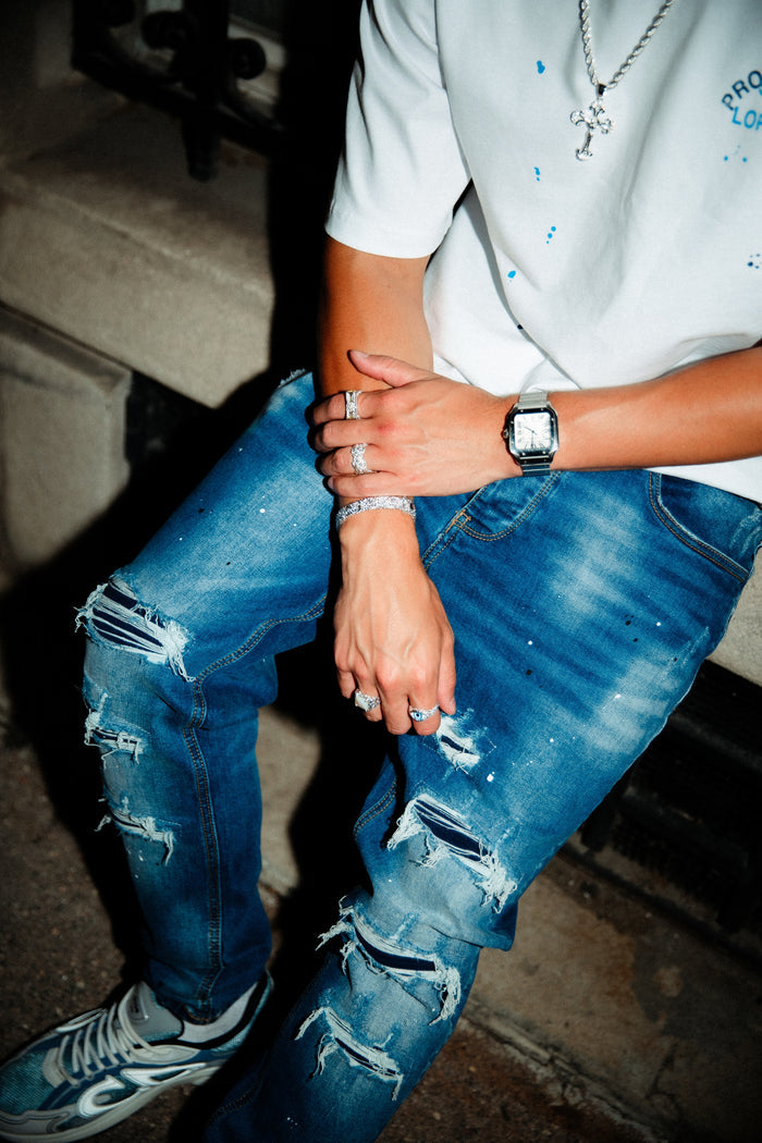 Dillon Slim Jean - Mid Blue