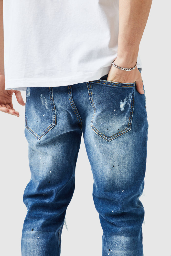 Dillon Slim Jean - Mid Blue