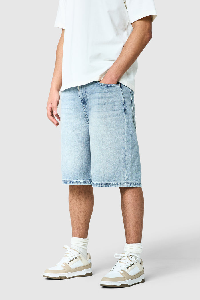 Dream Acdmy Jort - Stone Wash Blue