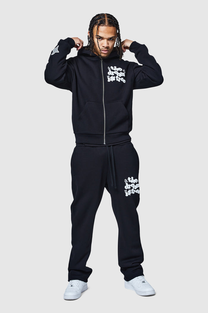 Dream Is Free 2.0 Jogger - Black/White