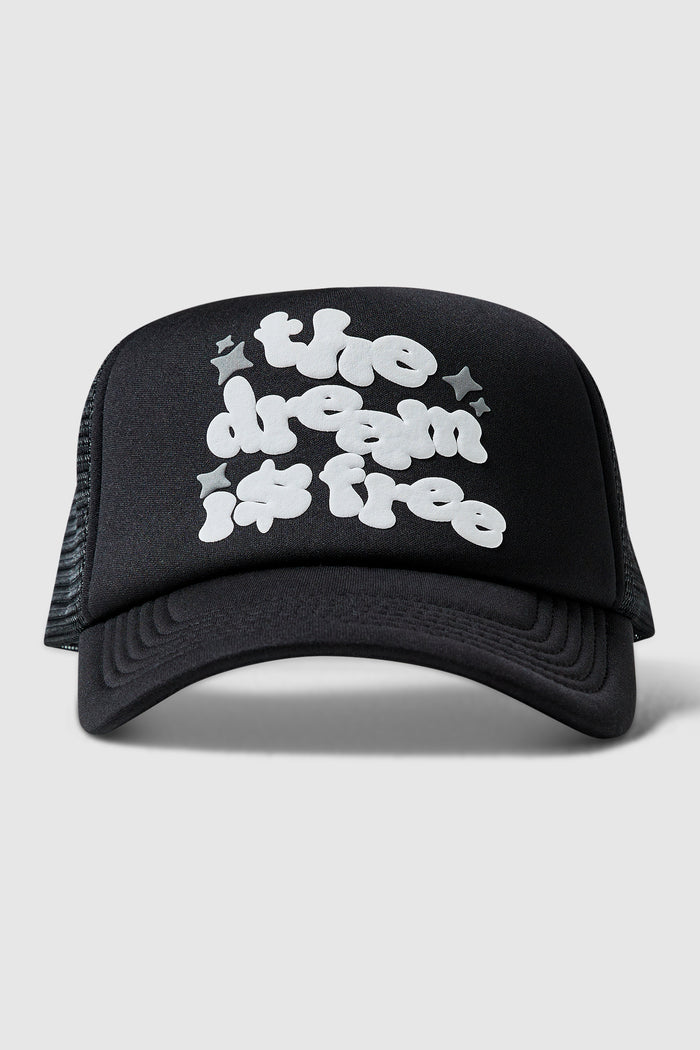 Dream Is Free Trucker Cap - Black
