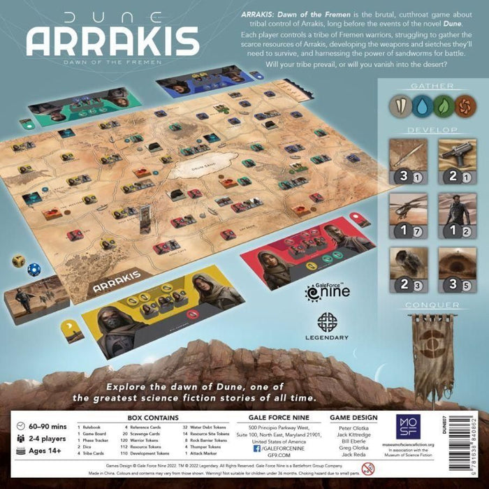 Dune - Arrakis: Dawn of the Fremen Board Game