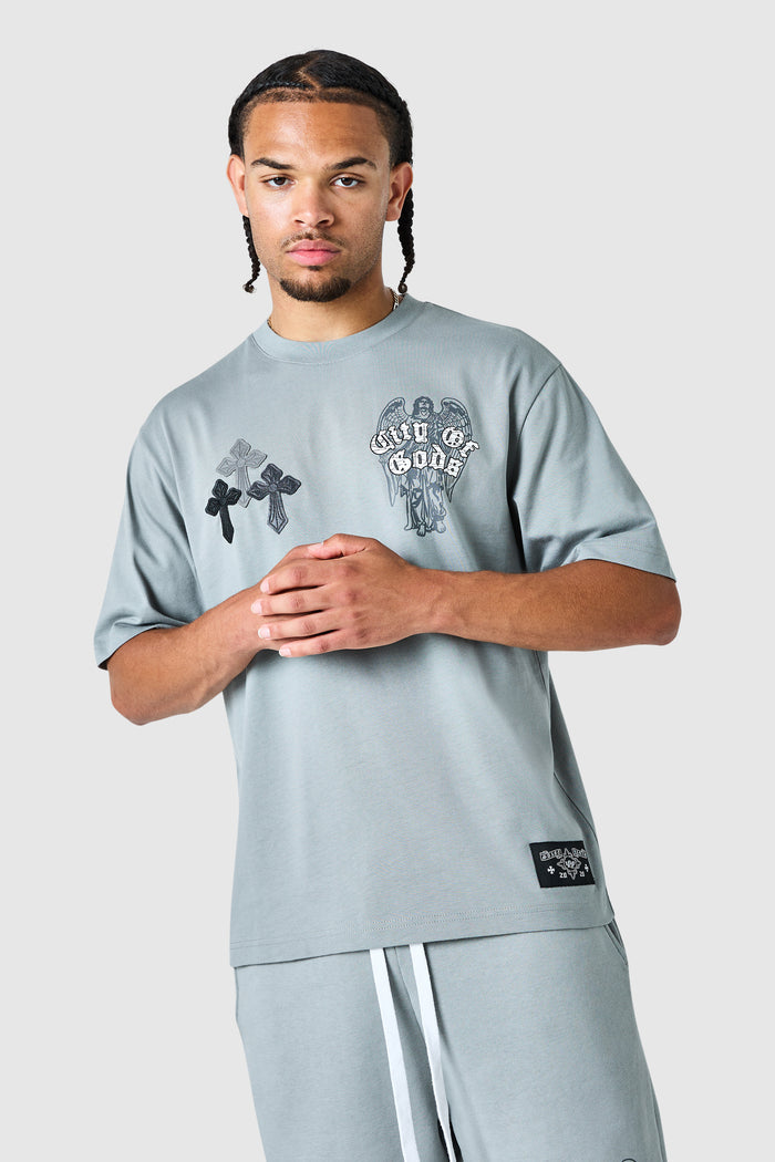 Empire Twinset - Moon Grey