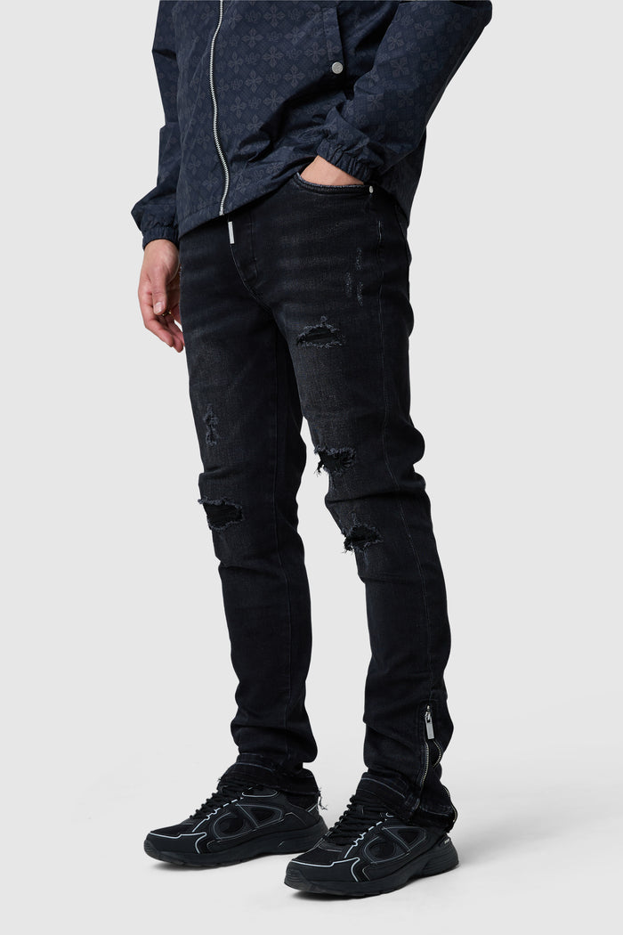 Enzo Slim Jean - Jet Black
