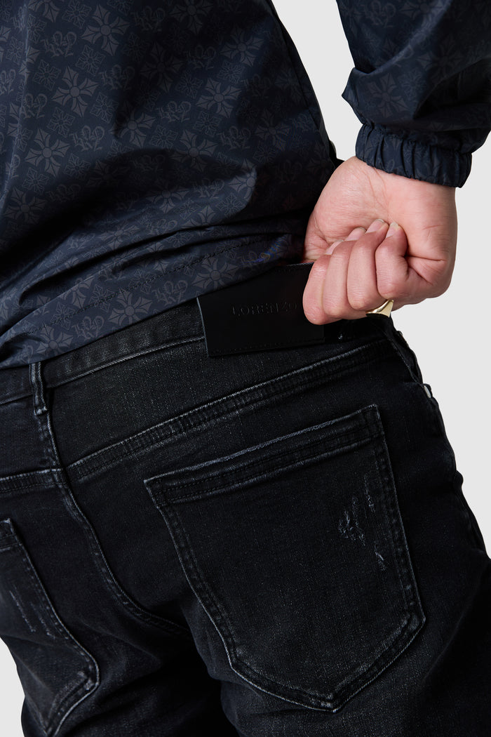 Enzo Slim Jean - Jet Black