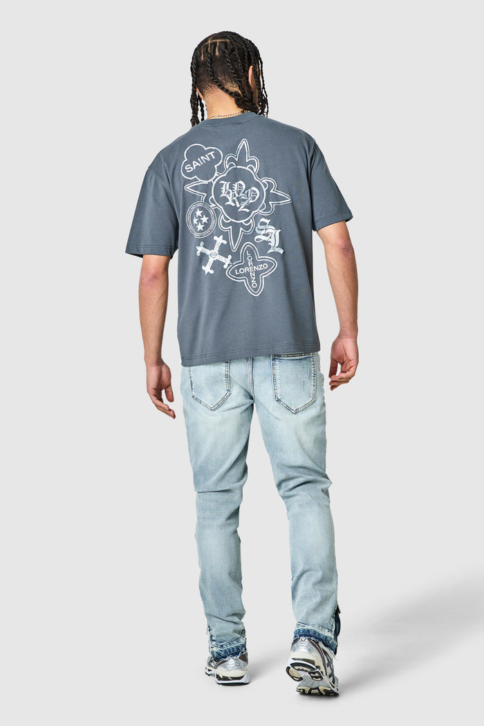 Enzo Slim Jean - Light Blue