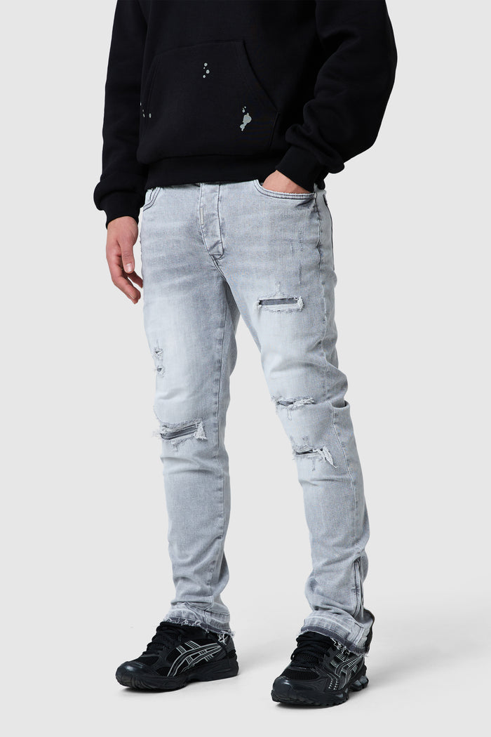 Enzo Slim Jean - Light Grey