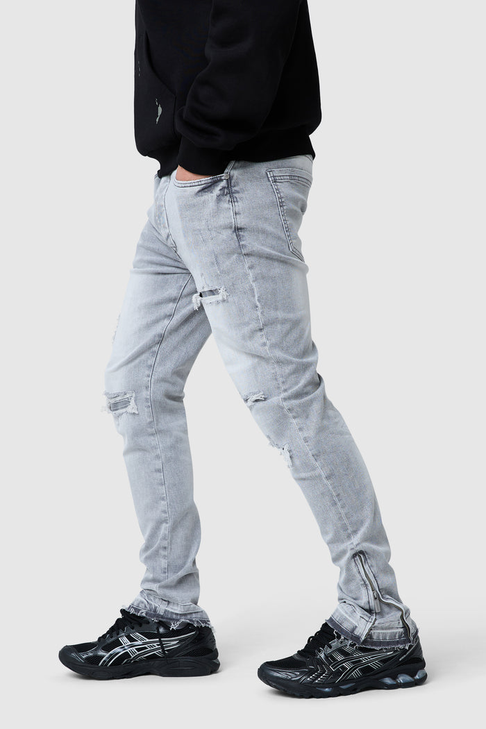 Enzo Slim Jean - Light Grey