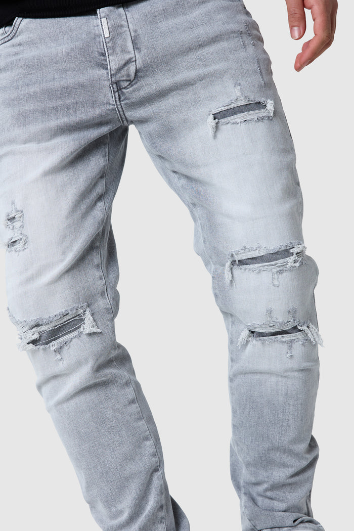 Enzo Slim Jean - Light Grey