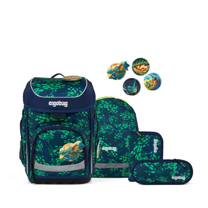 Ergobag Cubo DrachenbezwingBär Schulranzenset 5tlg.