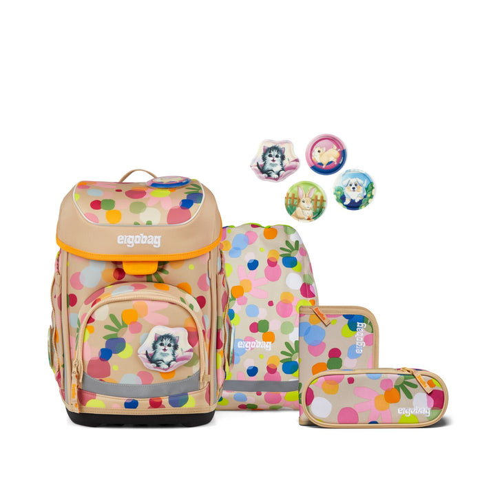 Ergobag Cubo Flower PowBär Schulranzenset 5tlg.