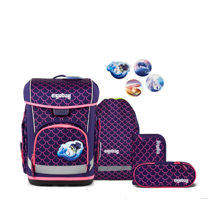 Ergobag Cubo Light Schulranzenset 5tlg. Perlentauchbär