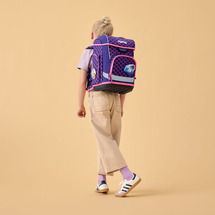 Ergobag Cubo Light Schulranzenset 5tlg. Perlentauchbär
