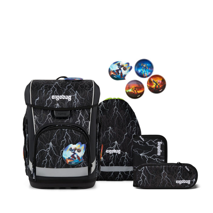 Ergobag Cubo Light Schulranzenset 5tlg. Super ReflektBär